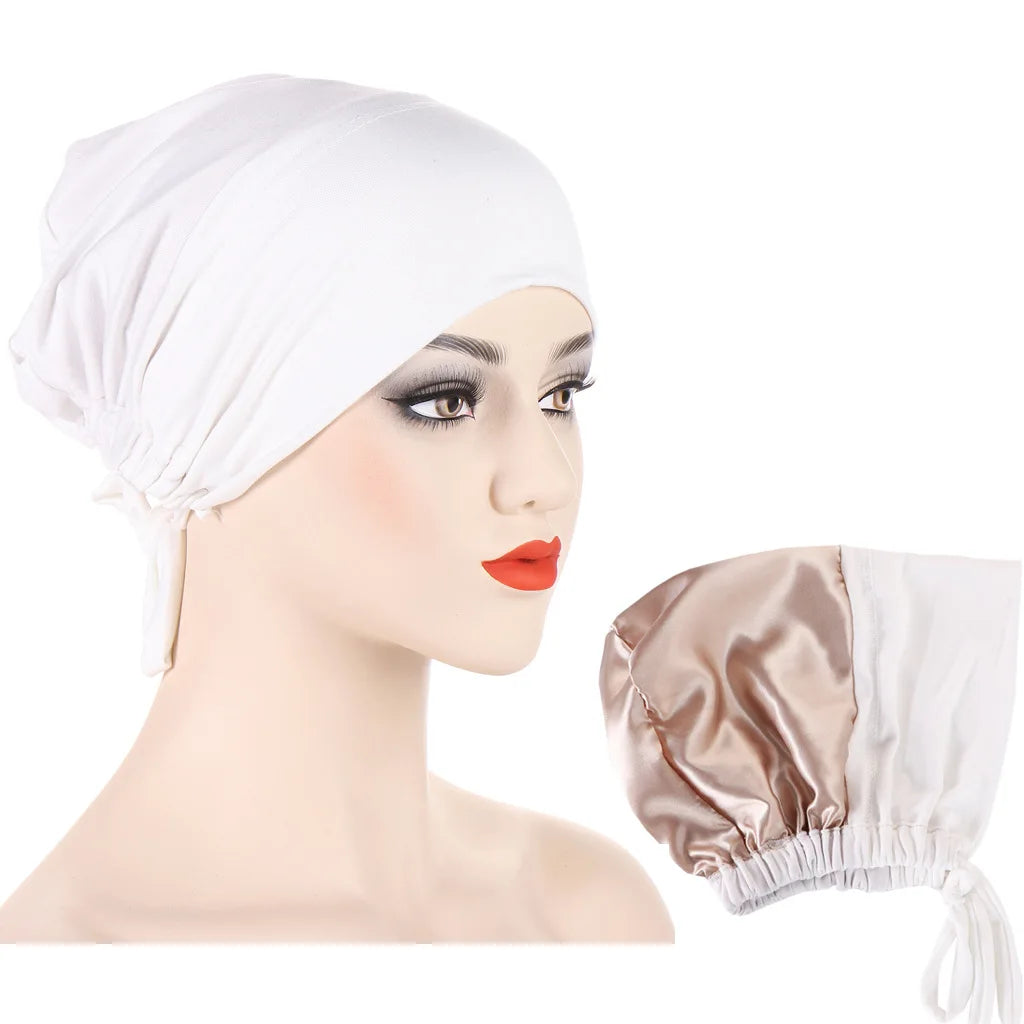 Bonnet en Satin Hijab