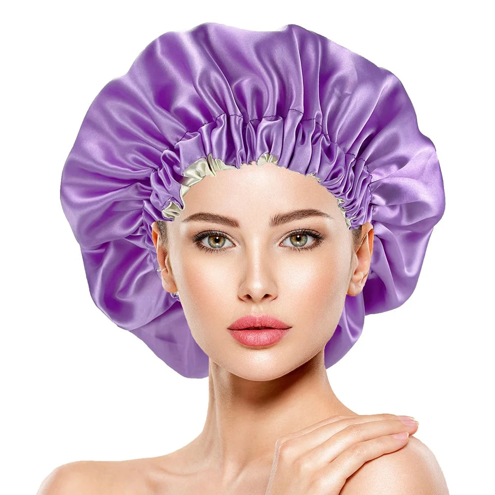 Bonnet en Satin Cheveux Lisse