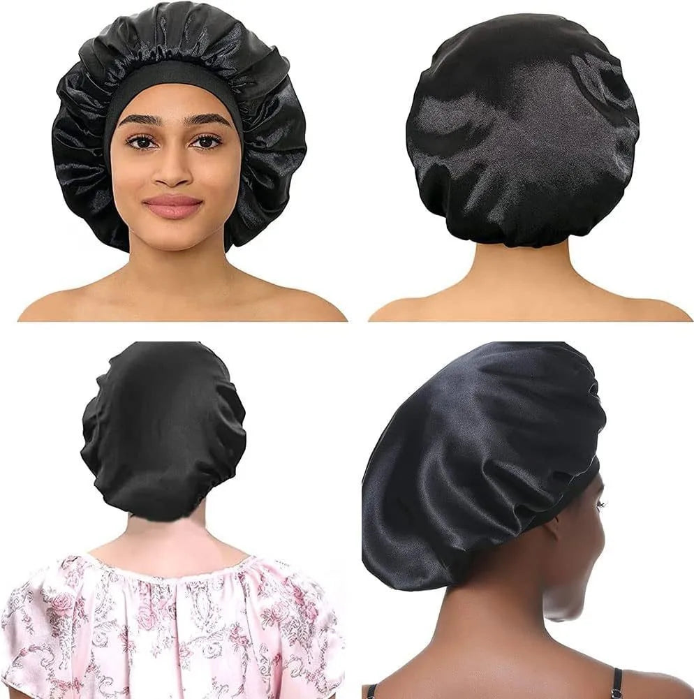 Bonnet en Satin Nuit