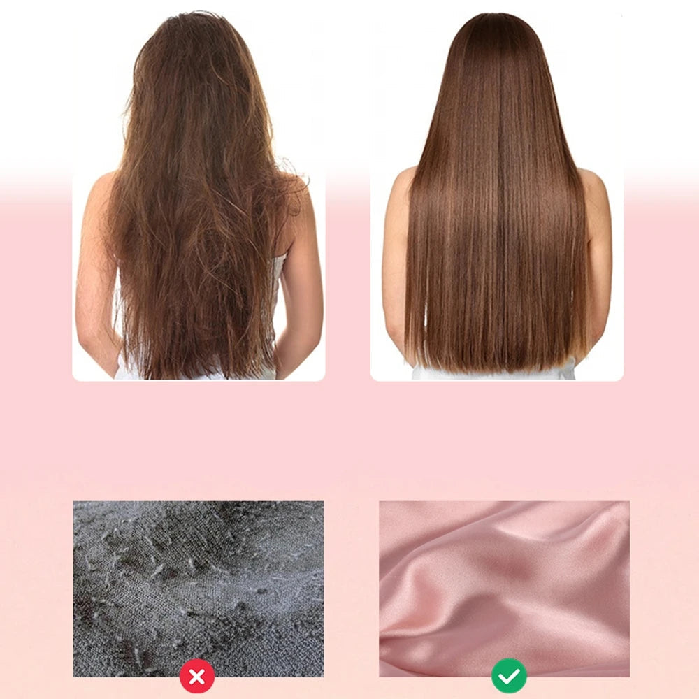 Bonnet en Satin Rose