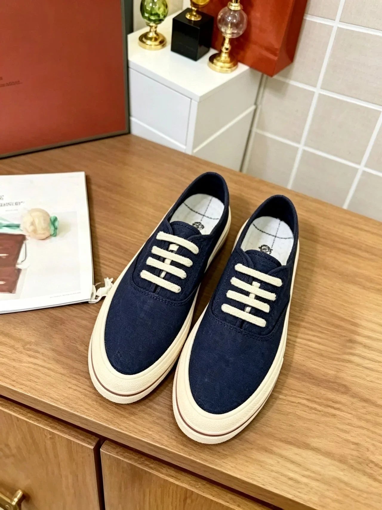 Loro Piana 2026 Tennis Walk LP Casual Sneaker Canvas 935782