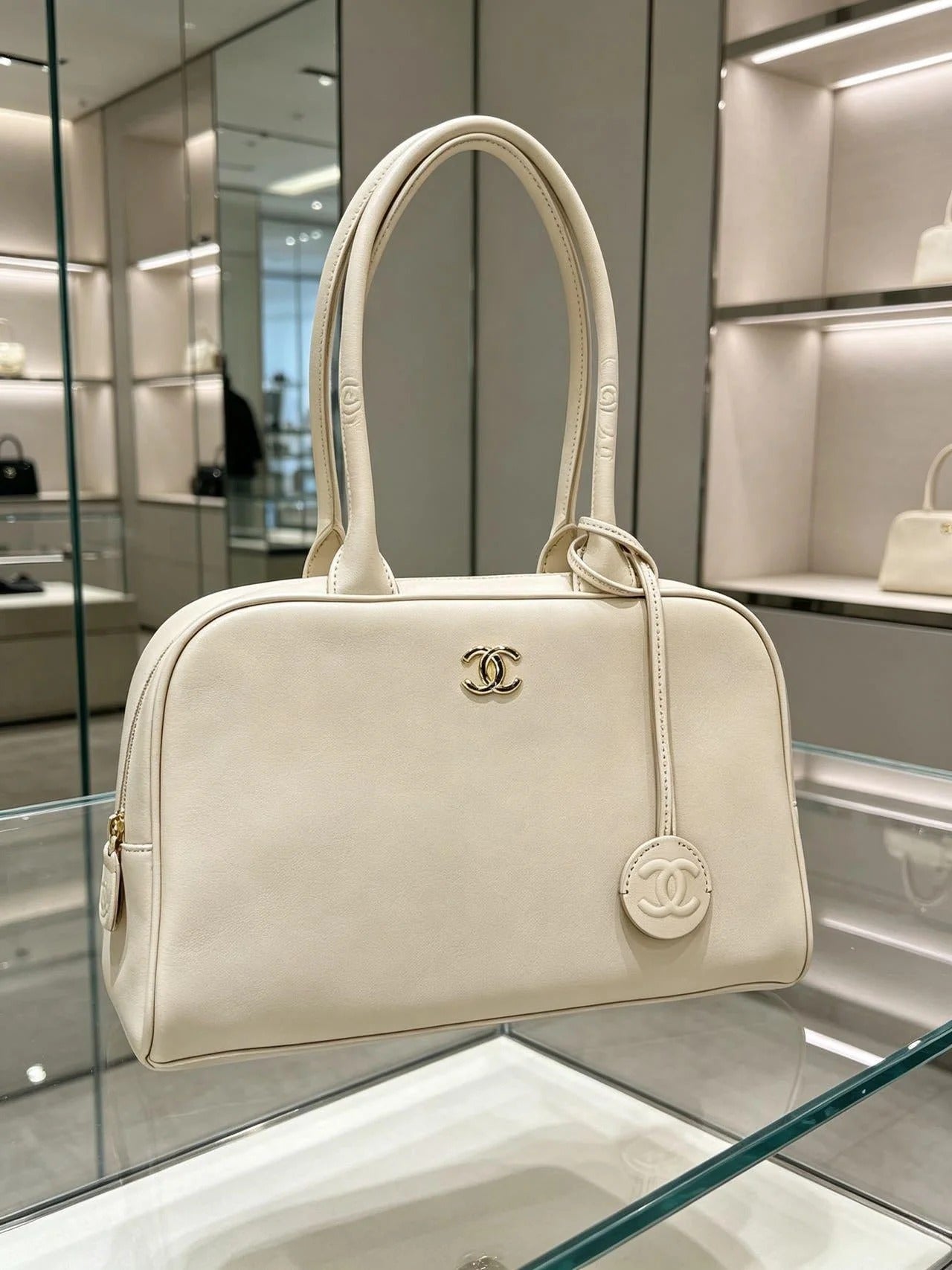 Chanel 2026 Bowling Bag 29cm Multicolors Calfskin