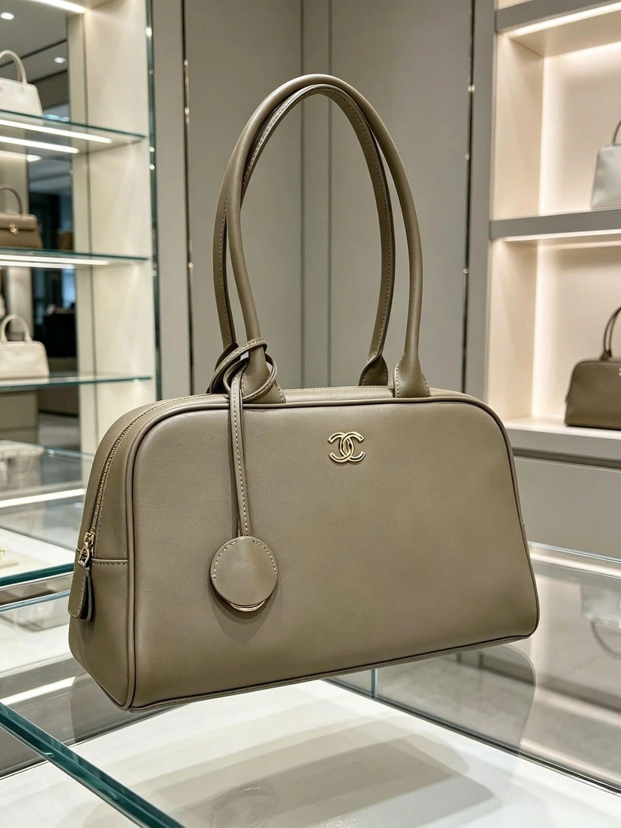 Chanel 2026 Bowling Bag 29cm Multicolors Calfskin