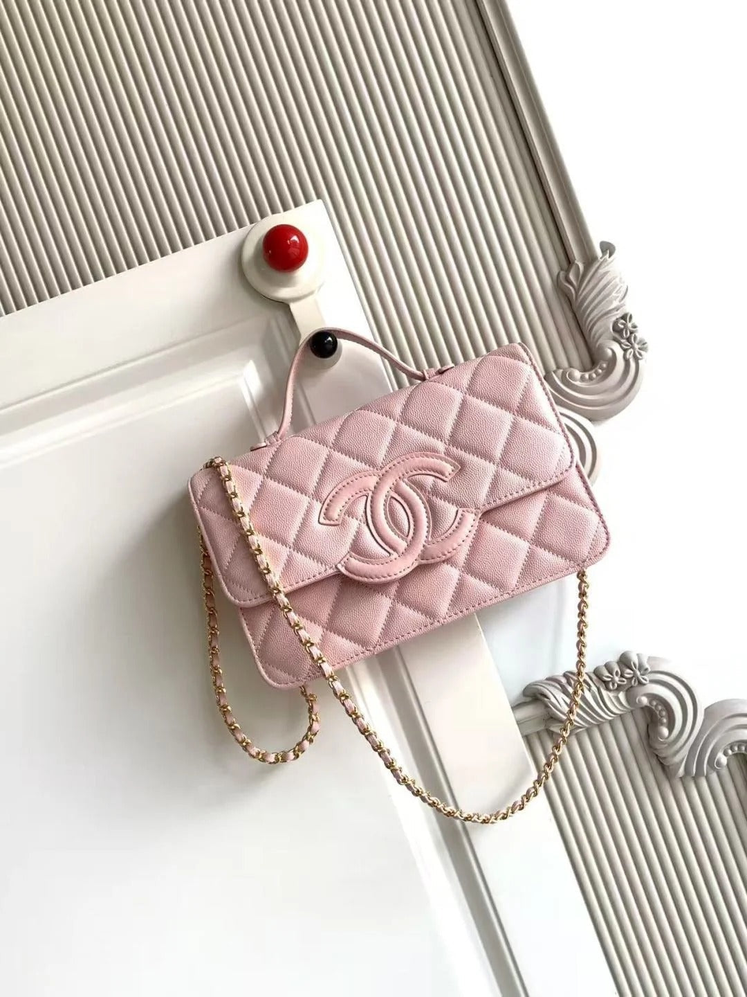 Chanel 2026 Flap Bag 24cm Pebbled Calfskin