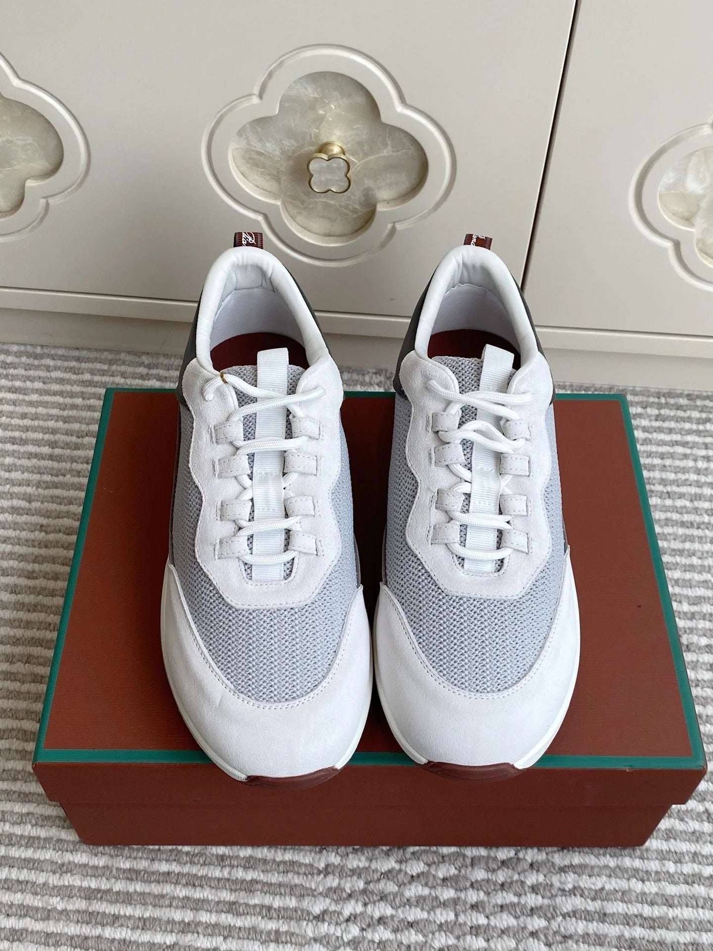 Loro Piana 2026 Week End Walk Sneaker Mesh Suede 934351