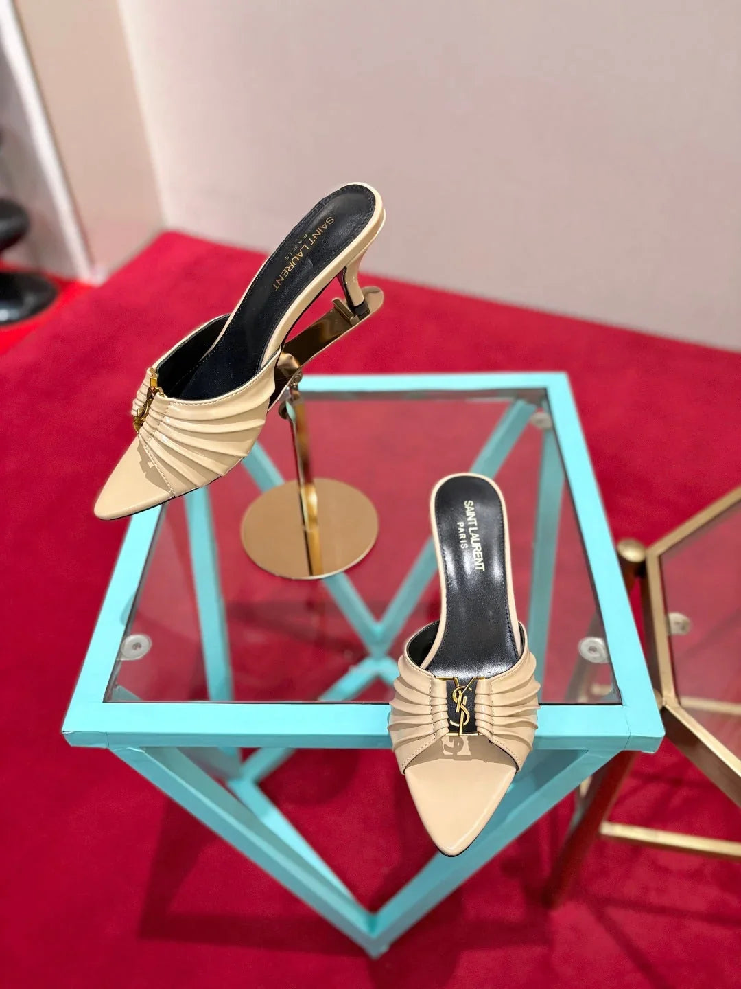 YSL 2026  Sandal 6cm Smooth Calfskin 925205