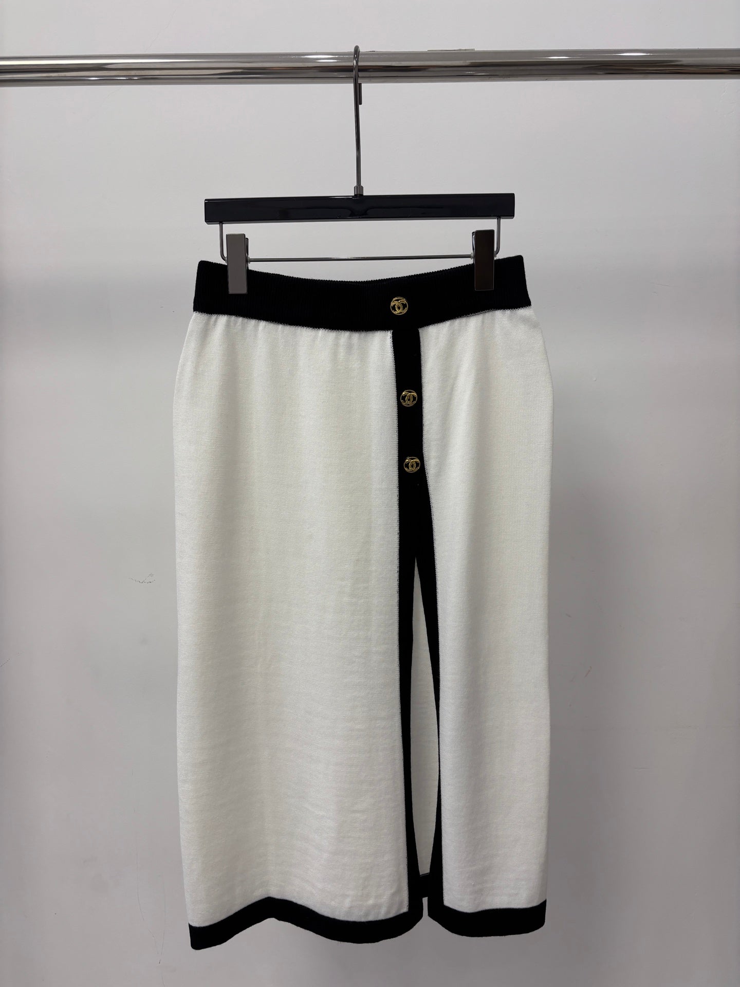 Chanel 26s Skirt Multicolor Knit 448084