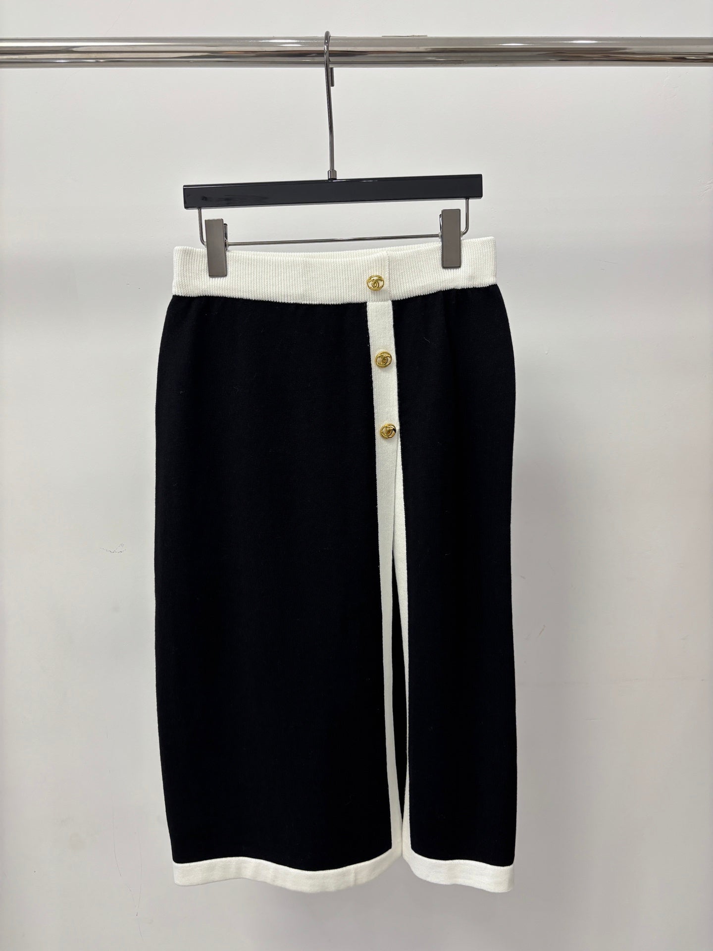Chanel 26s Skirt Multicolor Knit 448084