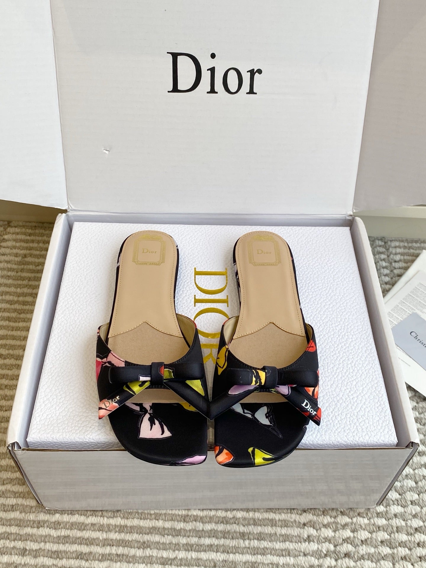 Dior 2026 Bow Sandal Fabric 909652