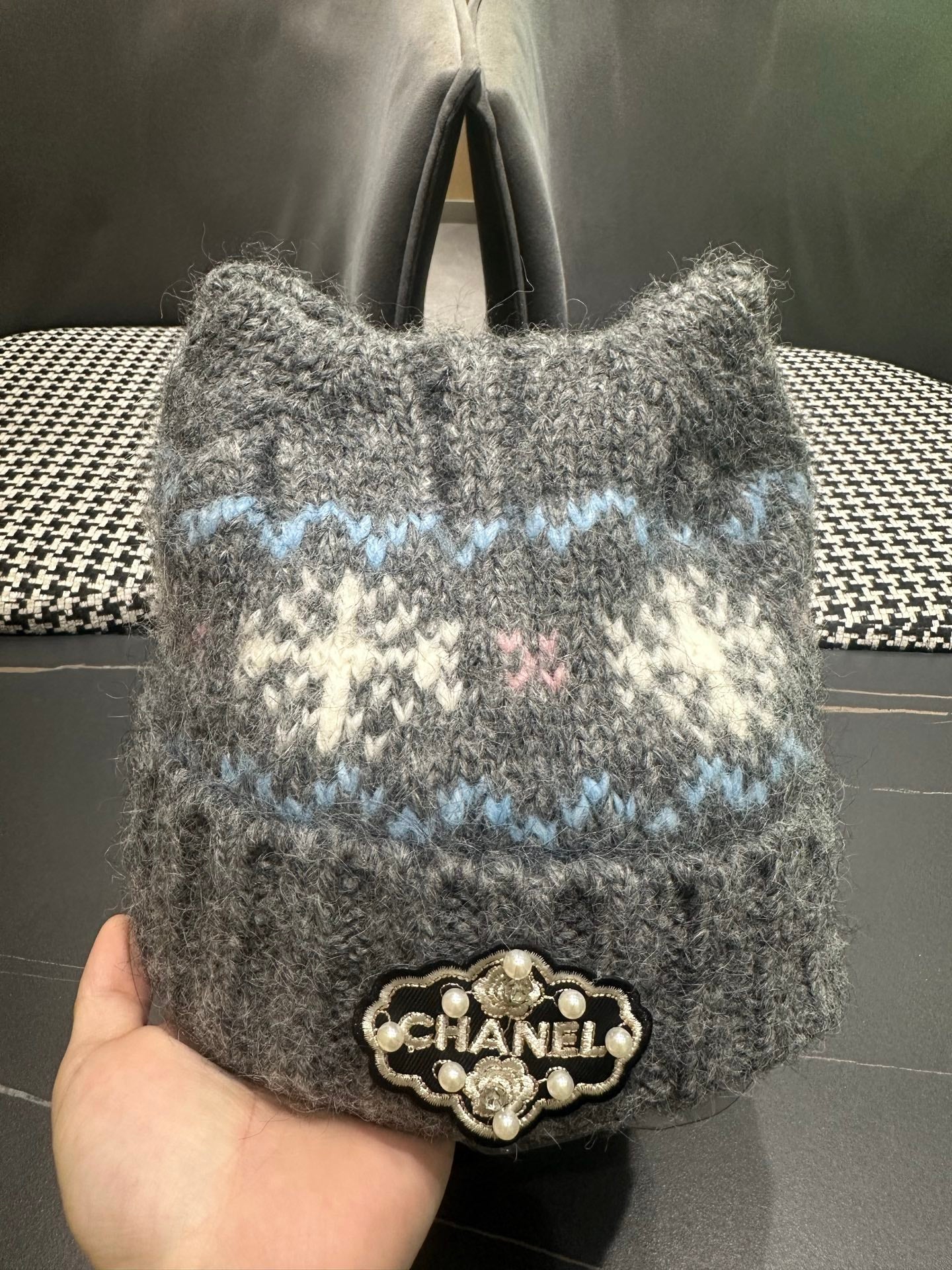 Chanel 2026 Cat-Ear Hat Knit 566067